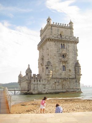 HDR - Lisbon tower overexposed